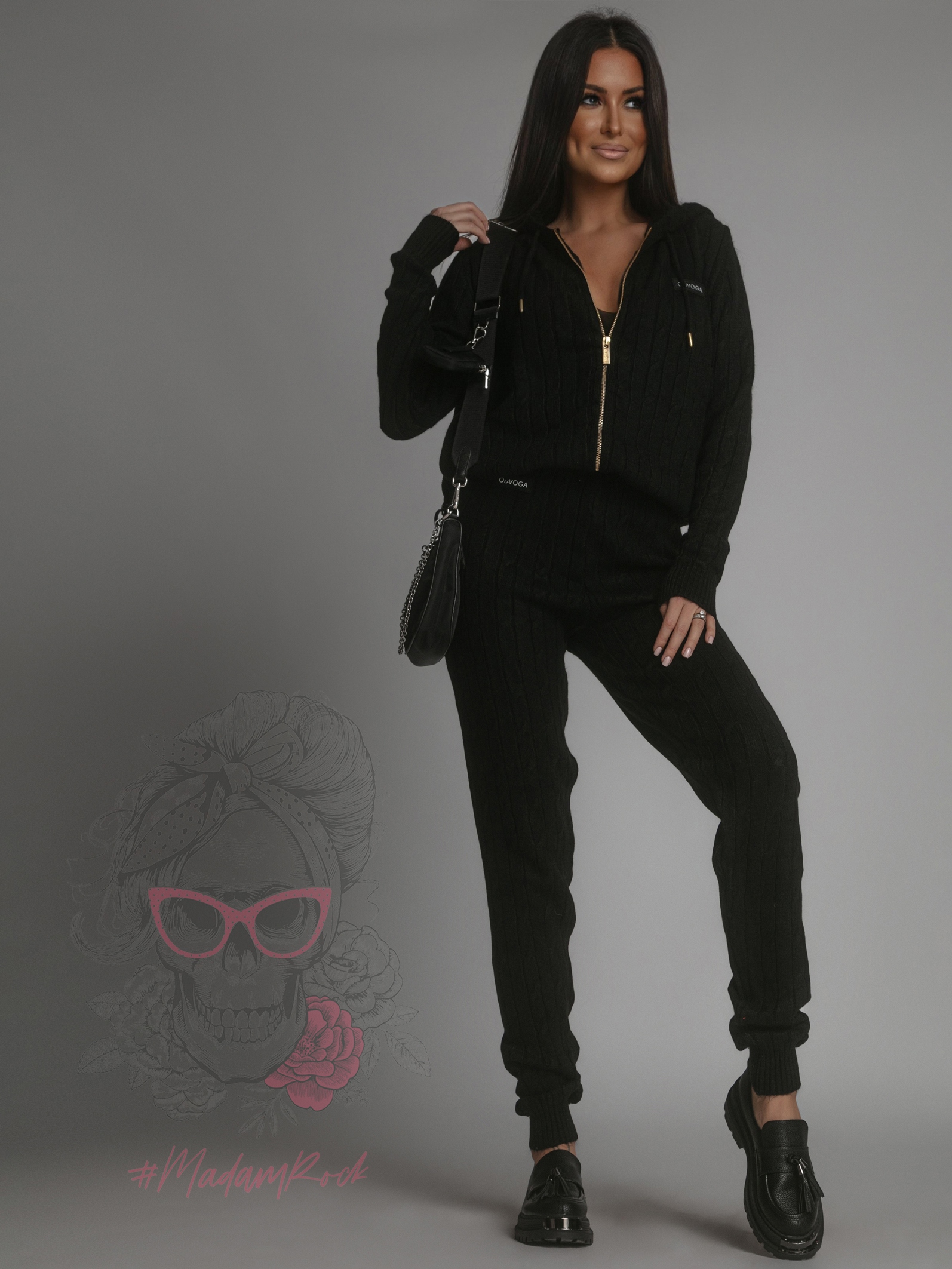 Bluza rozpinana BONNIE OLAVOGA czarna