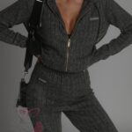 Bluza rozpinana BONNIE OLAVOGA grafitowa