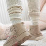 Śniegowce zamszowe Madam Wobbi j.beżowe