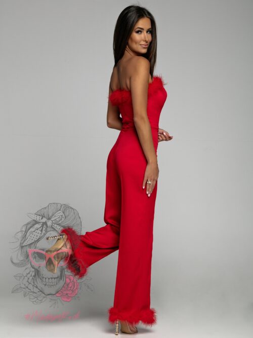 Kombinezon z puszkiem NB SexiRed czerwony