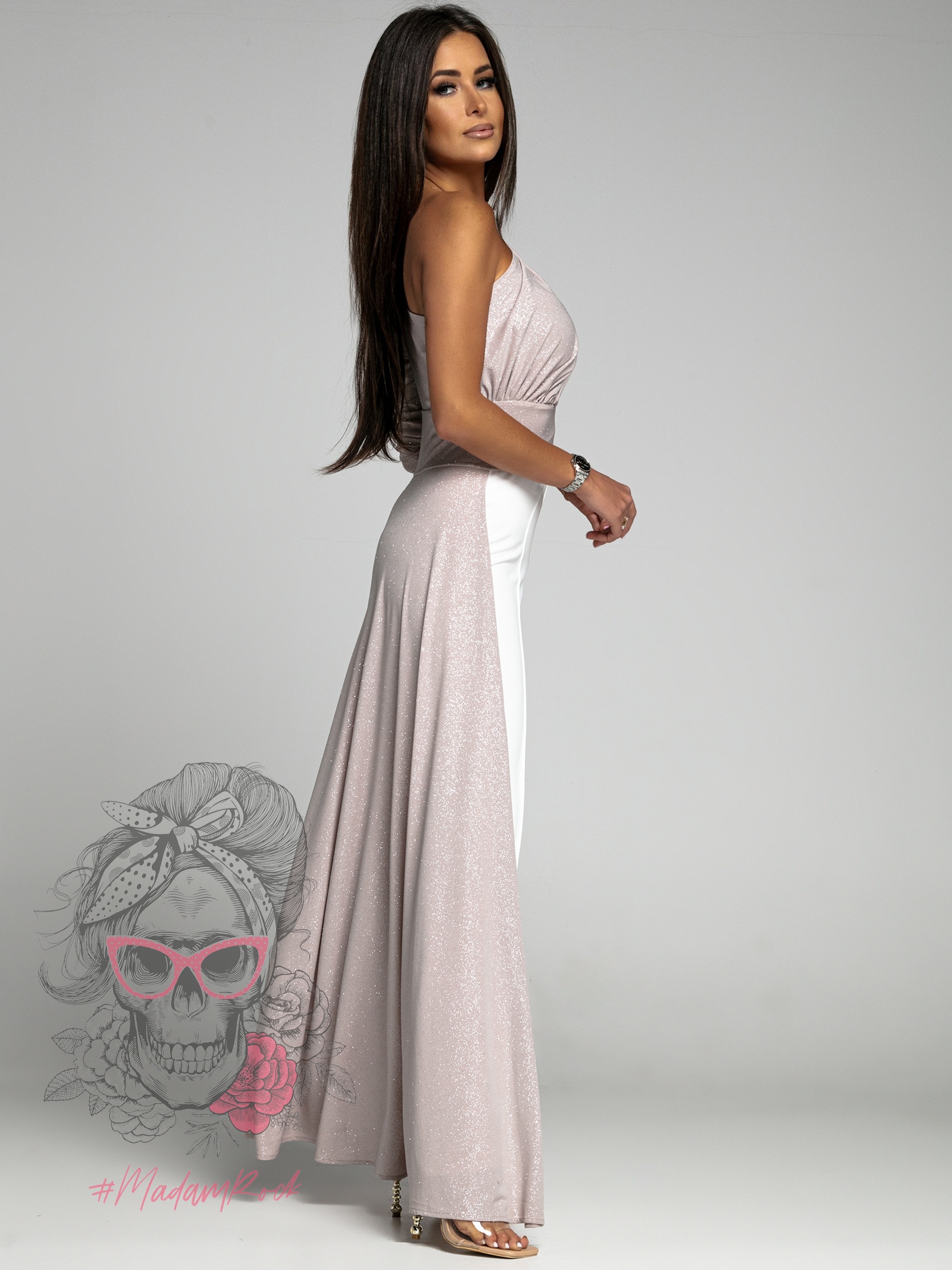 Bluzka wieczorowa NB Blink Midnight beżowa