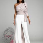 Bluzka wieczorowa NB Blink Midnight beżowa