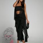 Top ze skrzydłami NB Flaf czarny