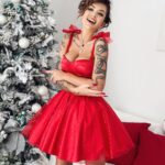 Sukienka exclusive NB Misis czerwona