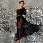 Komplet body + spódnica maxi NB Soletto czarny