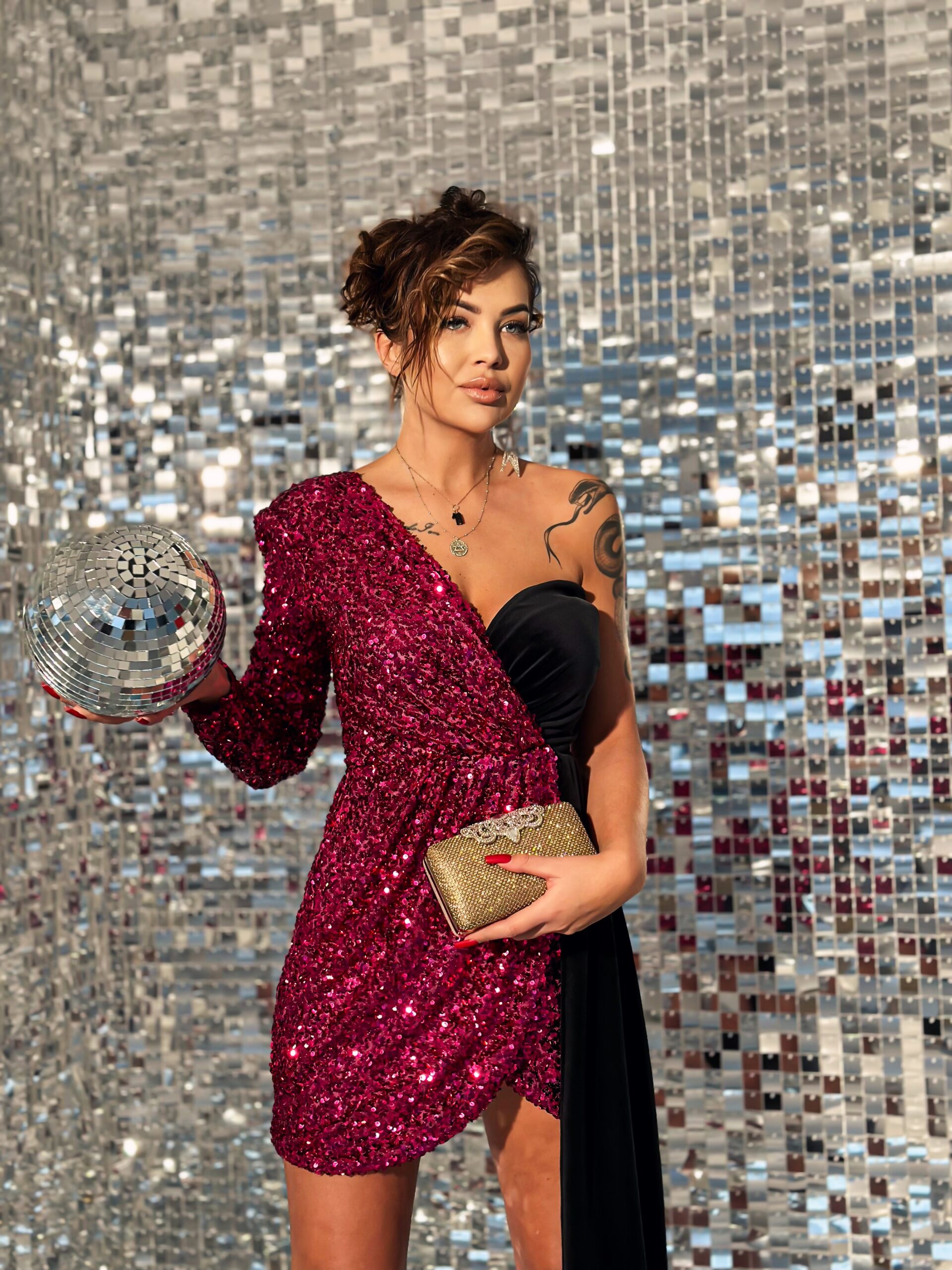 Sukienka wieczorowa Amuleto różowa