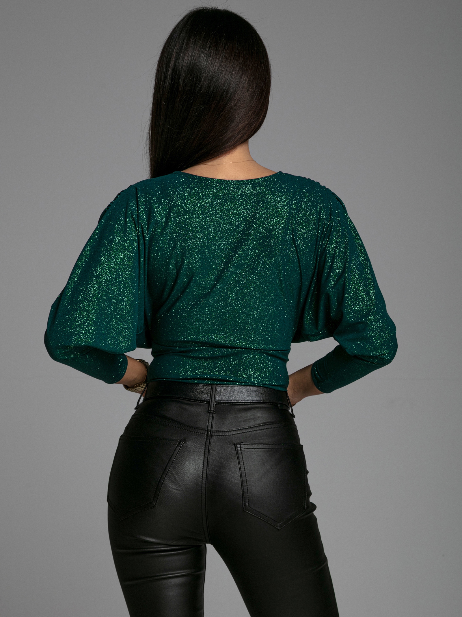 Body NB Glitter Shine zielone