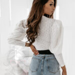 Body koronkowe Nicole białe