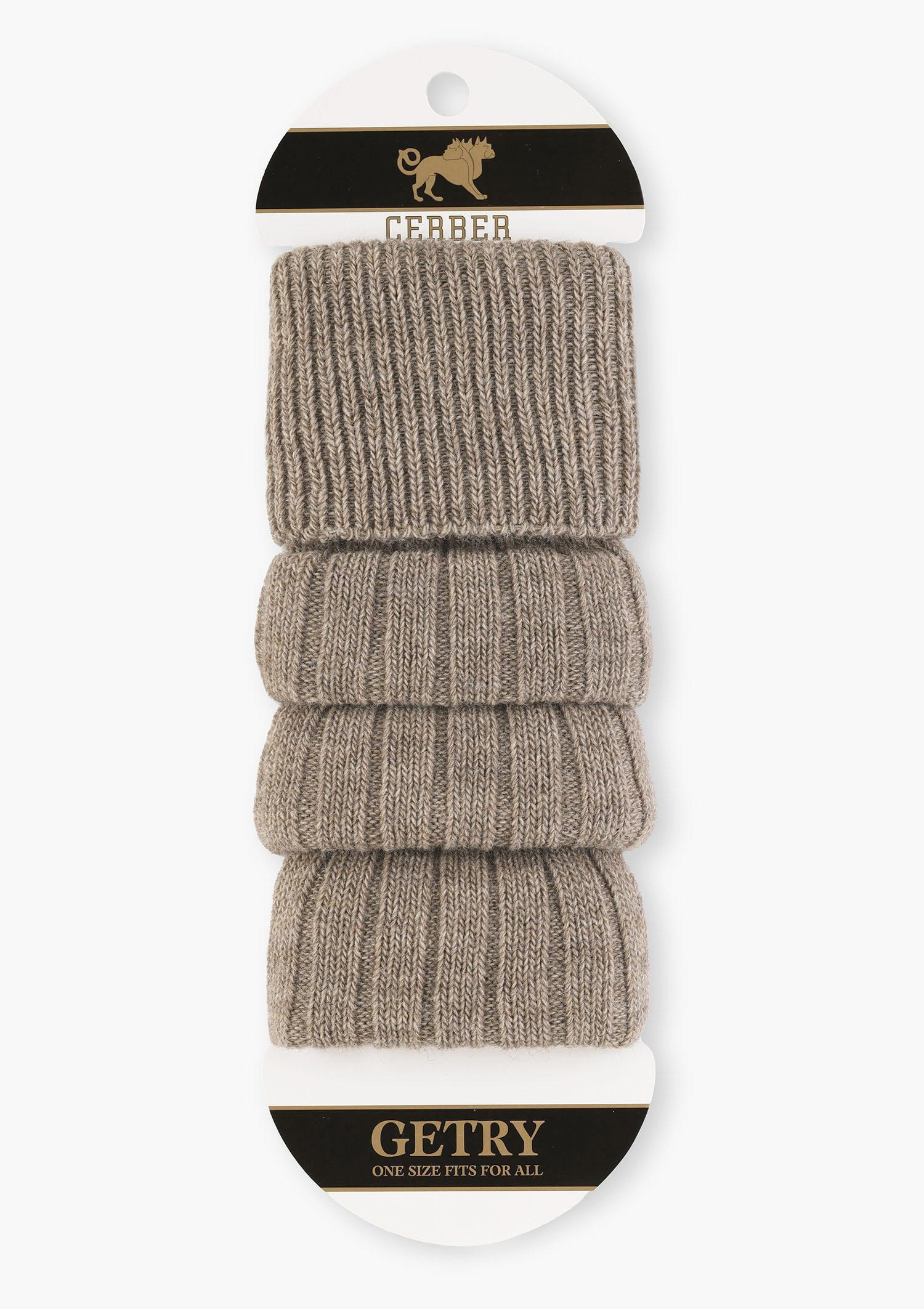 Ocieplacze getry grube z wełną c.beżowe