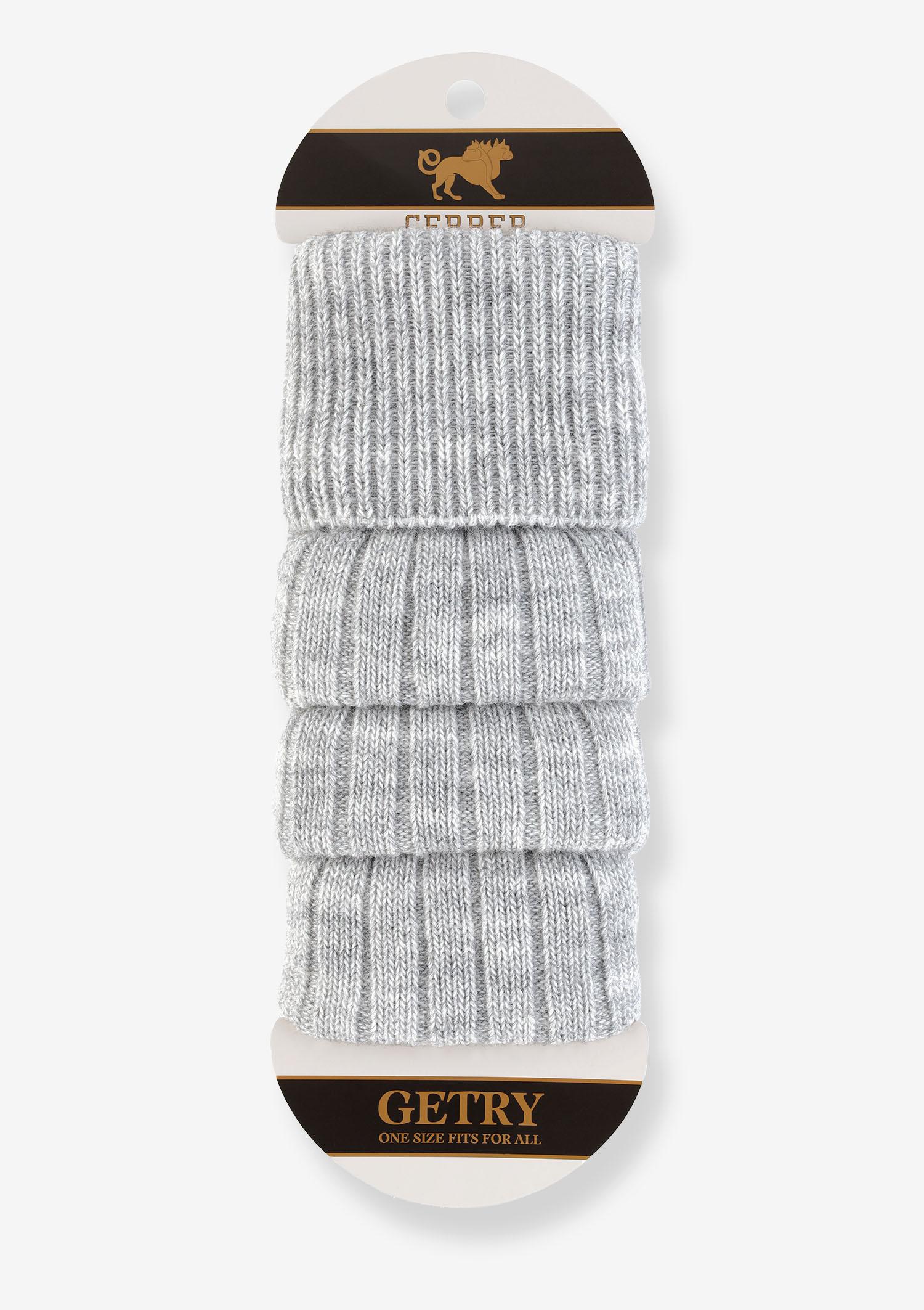 Ocieplacze getry grube z wełną szare