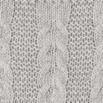 Skarpetki plecione bawełniane 100DEN szare