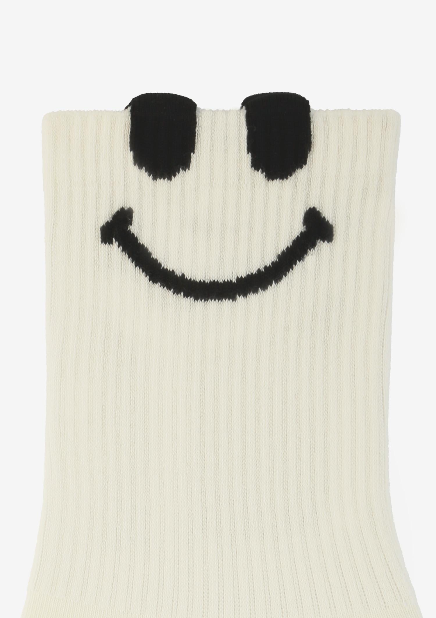 Skarpetki damskie długie SMILE ecru Skarpetki damskie długie SMILE ecru