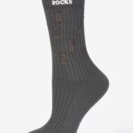 Skarpetki z przetarciami MY COOL SOCKS grafitowe