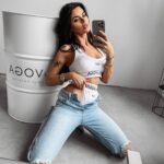 Komplet bielizny prążkowany Inessa Ola Voga ecru