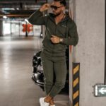 Komplet dresowy męski Viril Ola Voga khaki