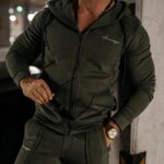 Komplet dresowy męski Viril Ola Voga khaki