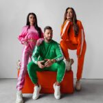 Komplet męski welurowy Ravi Ola Voga zielony