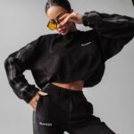 Komplet welurowy damski Blum Ola Voga czarny