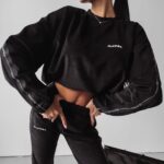 Komplet welurowy damski Blum Ola Voga czarny