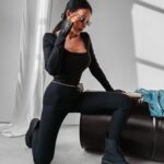 Kombinezon dopasowany Karly Ola Voga czarny