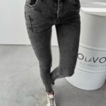 Spodnie skinny jeansowe Aster Ola Voga czarne