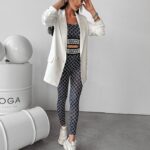 Marynarka oversize Vanet Ola Voga ecru