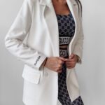 Marynarka oversize Vanet Ola Voga ecru