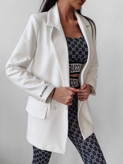 Marynarka oversize Vanet Ola Voga ecru