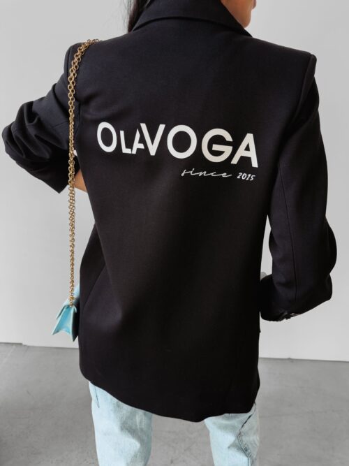 Marynarka oversize Vanet Ola Voga czarna