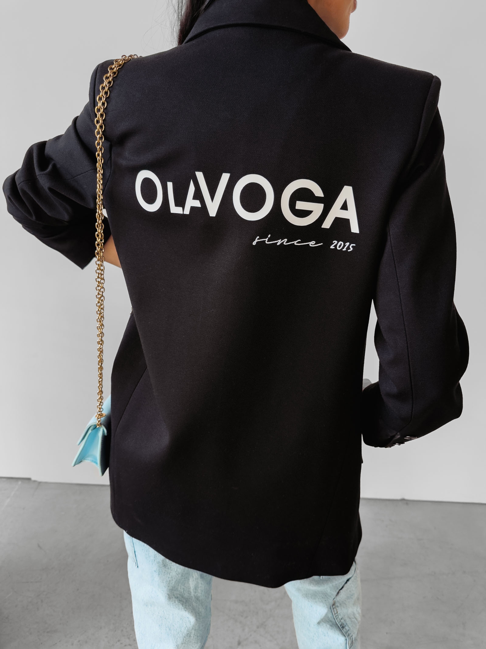 Marynarka oversize Vanet Ola Voga czarna