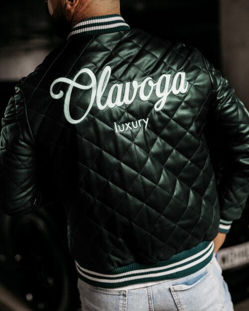 Kurtka przejściowa bomberka męska Medre Ola Voga butelkowa