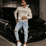 Bluza męska z kapturem Pedro Ola Voga ecru