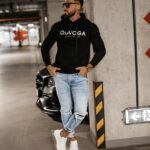 Bluza męska z kapturem Pedro Ola Voga czarna