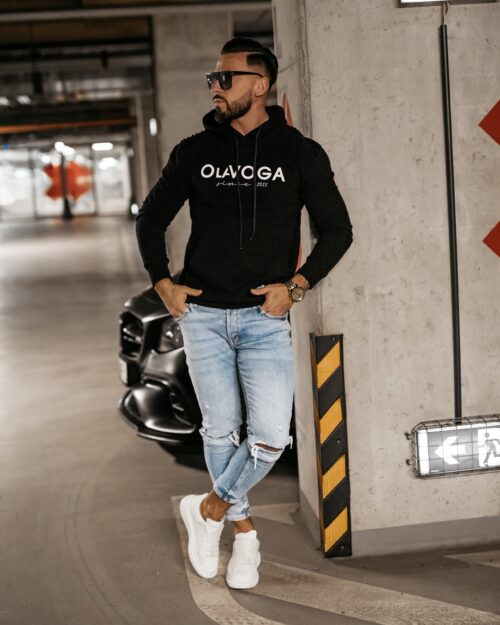 Bluza męska z kapturem Pedro Ola Voga czarna