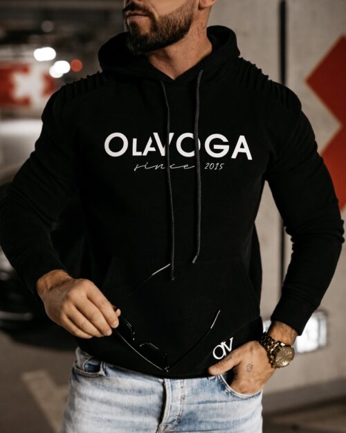 Bluza męska z kapturem Pedro Ola Voga czarna