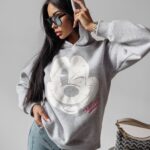Bluza damska z Mickey Tikus Ola Voga szara