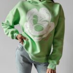 Bluza damska z Mickey Tikus Ola Voga zielona