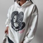 Bluza damska z Mickey Tikus Ola Voga ecru