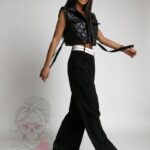 Spodnie garniturowe Moniko V czarne