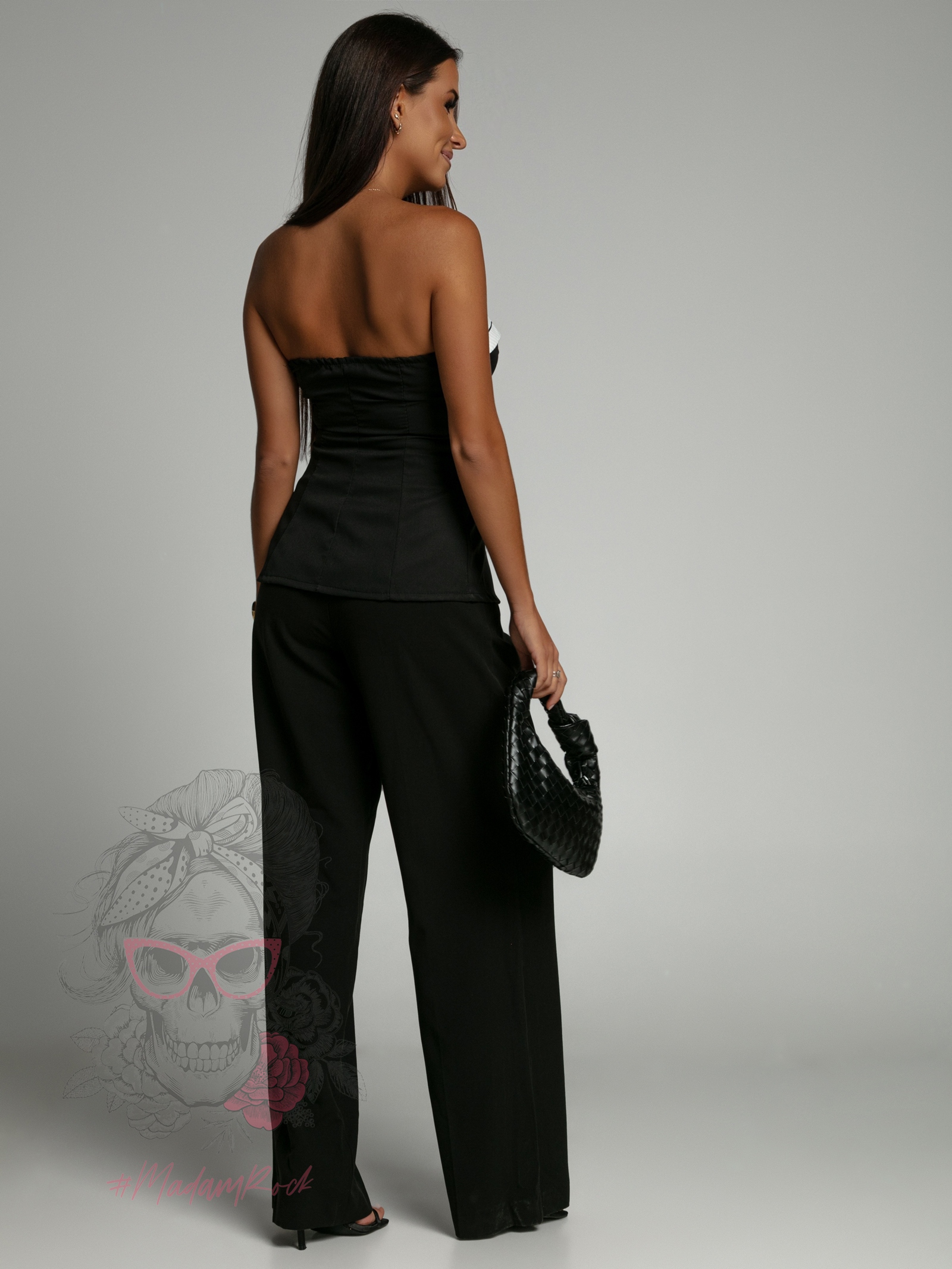 Spodnie garniturowe Moniko V czarne