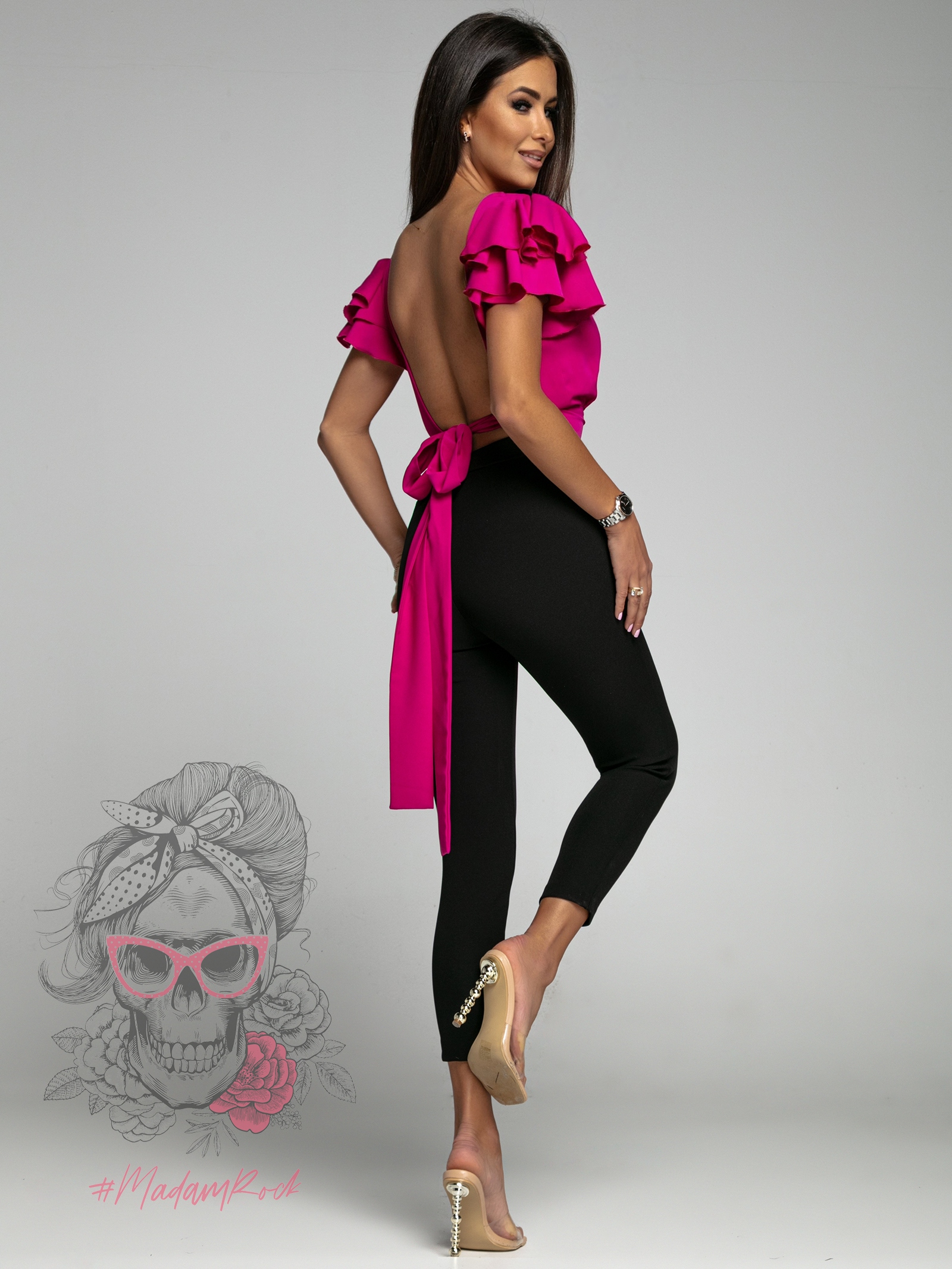 Spodnie eleganckie Moss czarne Spodnie eleganckie Moss czarne