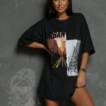 T-shirt oversize Urban City czarny