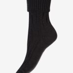 Skarpety damskie ciepłe z wełną czarne