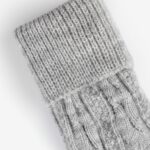 Skarpety damskie ciepłe z wełną szare