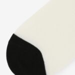 Skarpetki damskie z misiem w pepitkę ecru