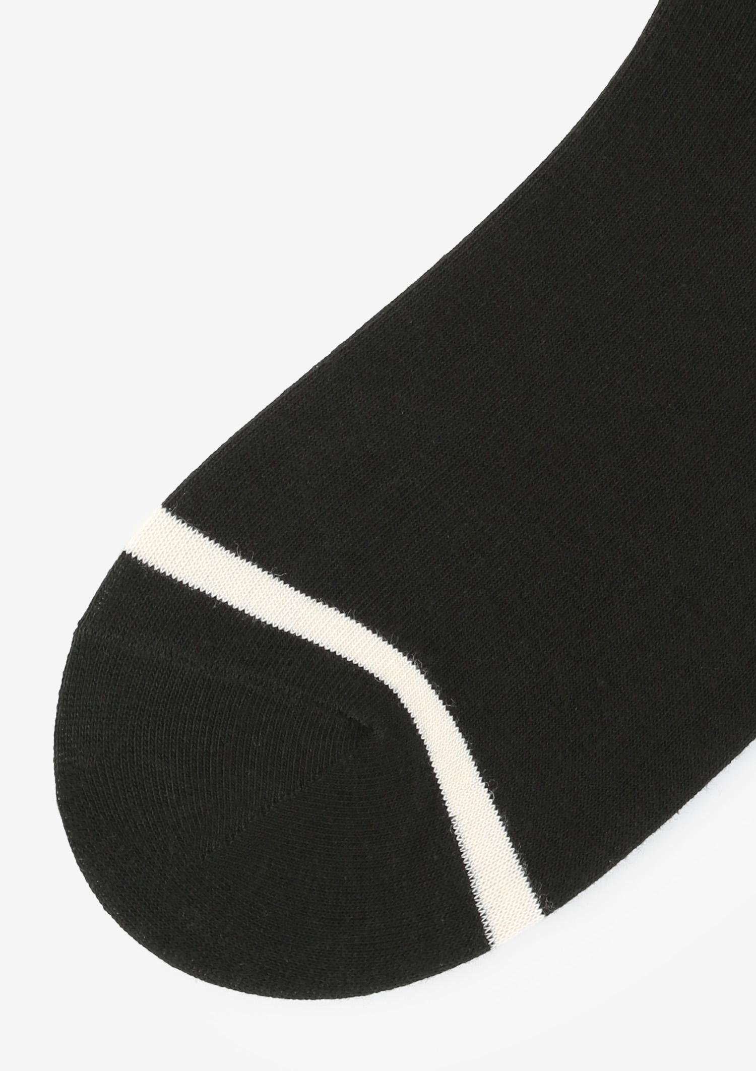 Skarpetki damskie ze ściągaczem LOVE czarne