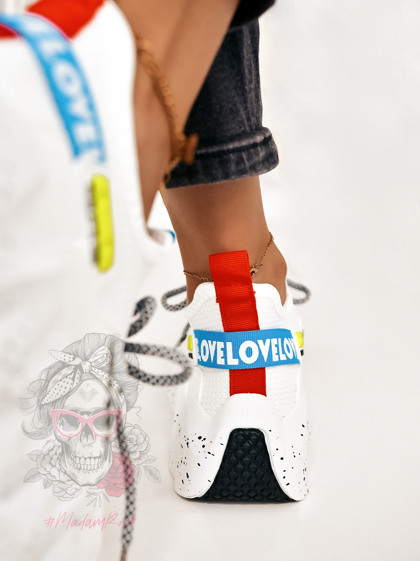 Buty sportowe Madam Balm białe