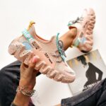 Buty sportowe Madam Balm pudrowe