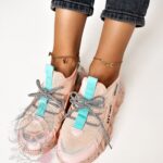 Buty sportowe Madam Balm pudrowe