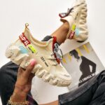 Buty sportowe Madam Balm beżowe